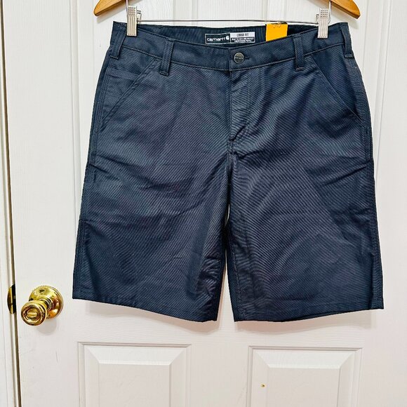 CARHARTT RUGGED PROFESSIONAL SERIES FLEX LOOSE FIT CANVAS WORK SHORT SHADOW 10 - Picture 1 of 6